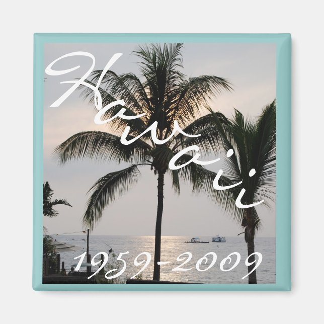 Imã Aniversário de Estado do Havaí 50 (Frente)