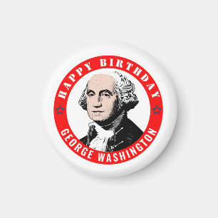 Imã aniversário de George Washington