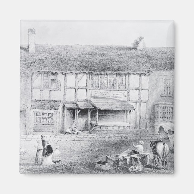 Imã Aniversário de Shakespeare (Frente)