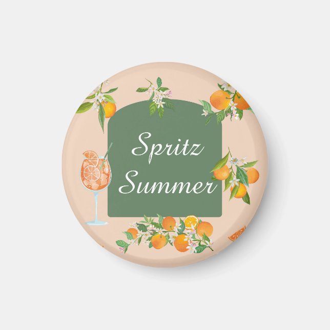 Imã Aniversário de Verão Spritz (Frente)