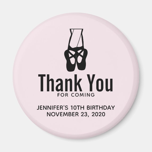 Imã Aniversário do Balé Negro Bonito (Frente)