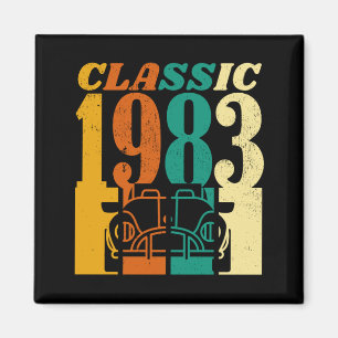 Imã Aniversário do Carro vintage 41rua Clássico 1983