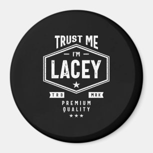 Imã Aniversário do Nome Personalizado Lacey