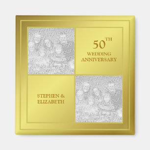 Imã Aniversário do Ouro de Fotografias Passado e Pres