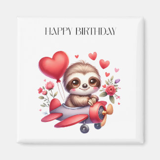Imã Aniversário do Piloto Preguiça