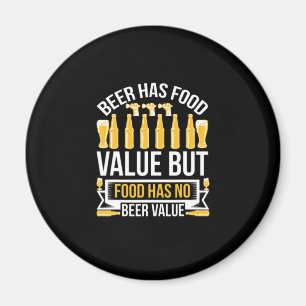 Imã Aniversário do Valor Alimentar da Cerveja