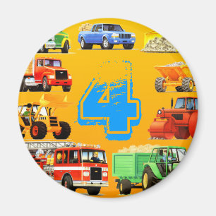 Imã Aniversário dos caminhões grandes 4o