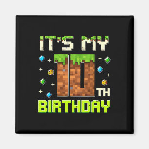 Imã Aniversário é o meu 10º Aniversário Gamer Núm.