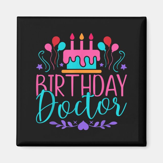 Imã Aniversário Médico Aniversário (Frente)