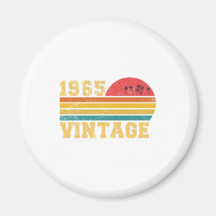 Imã Aniversário Sol Poente Vintage Retro 1965