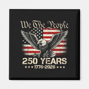 Imã Aniversário Vintage 250 Anos 1776-2026 250º Divert