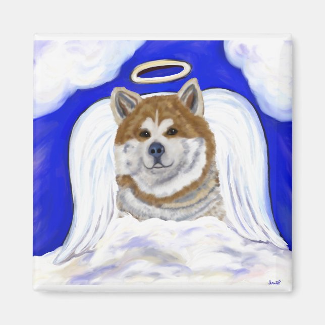 Imã Anjo Akita (Frente)