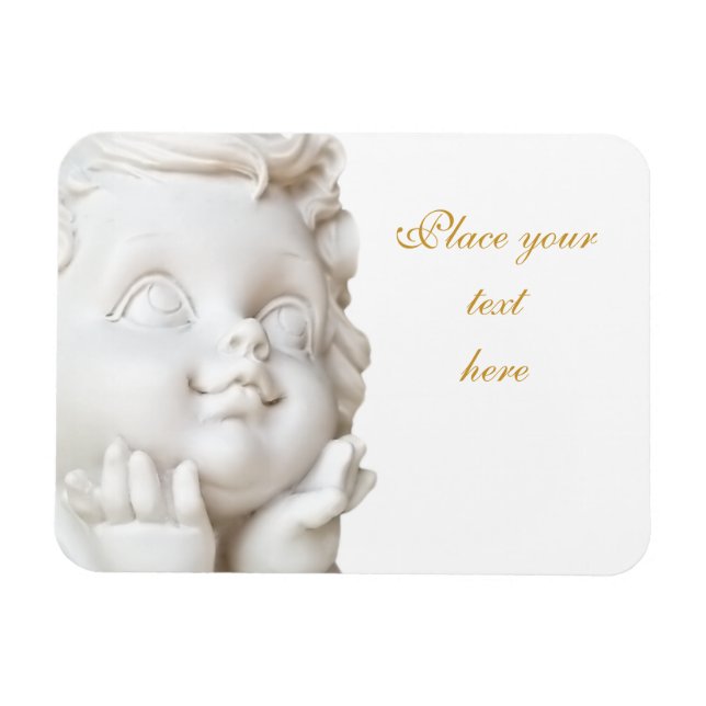 Ímã Anjo Branco (Horizontal)