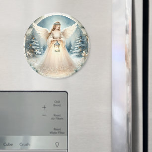 Imã Anjo Celestial Lanterna de Esperança do Inverno