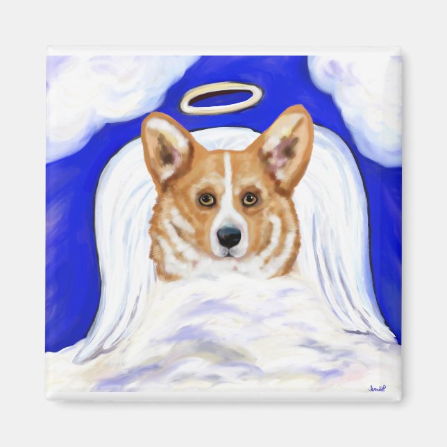 Imã Anjo Corgi (Frente)