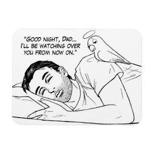 Ímã Anjo-da-guarda para o pai