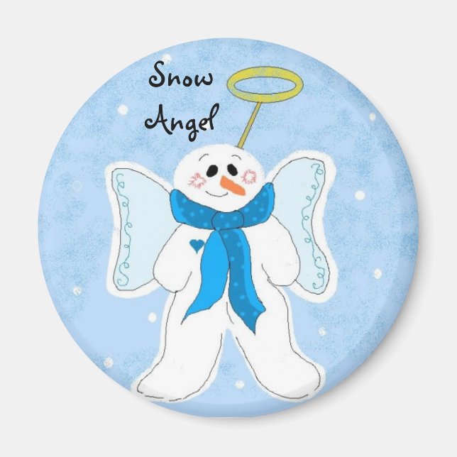 Imã Anjo da Neve (Frente)