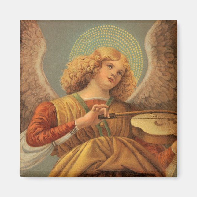Imã Anjo da Renascença Tocando Violino Melozzo da Forl (Frente)