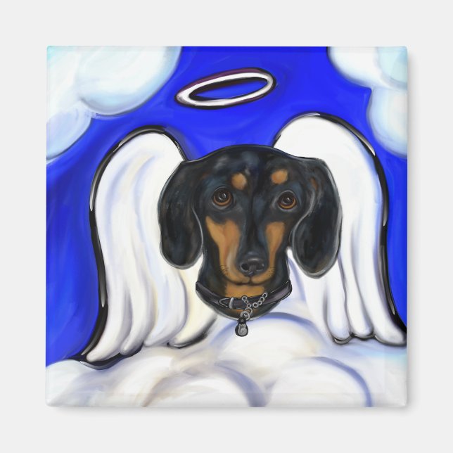 Imã Anjo Dachshund (Frente)