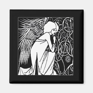 Imã Anjo de Beardsley Nouveau