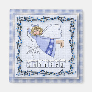 Imã Anjo de janeiro/ímã feericamente do mês