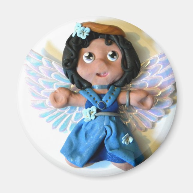 Imã Anjo de Krystal mim (Frente)