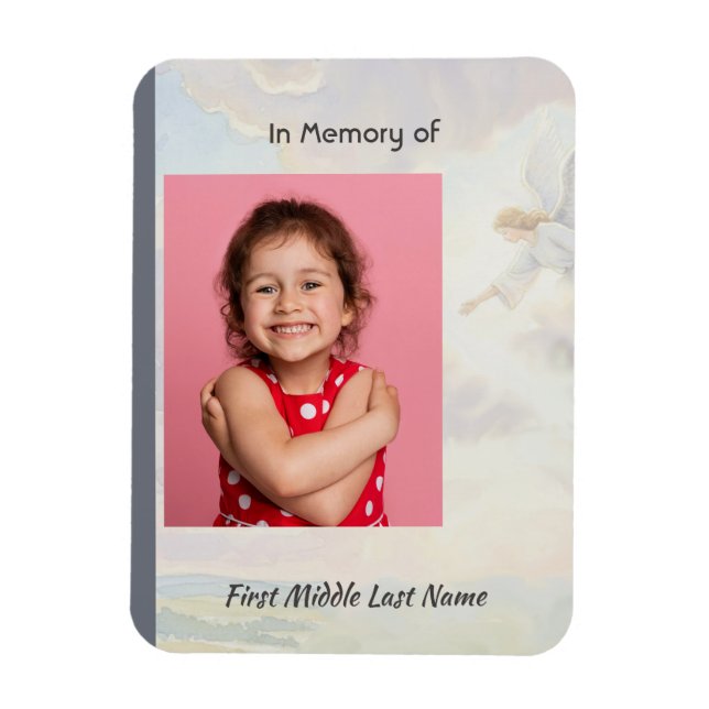 Ímã Anjo de Lembrança Estendendo a Mão (Vertical)