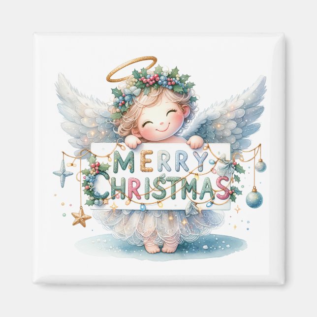 Imã Anjo de Natal (Frente)