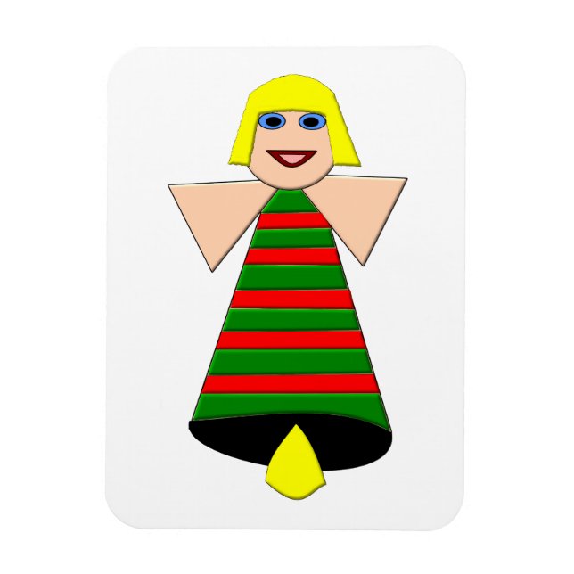 Ímã Anjo de Natal - Magnet Premium (Vertical)