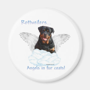 Imã Anjo de Rottweiler - ímã