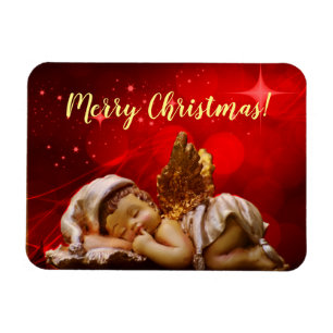 Ímã Anjo Dormindo Bebê Jesus Natal