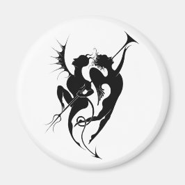 Imã Anjo e Imagem Diabos