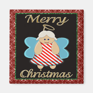 Imã Anjo festivo do Natal