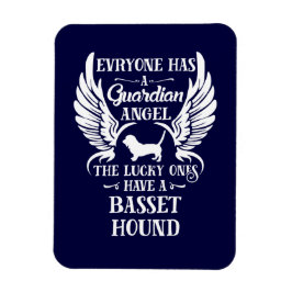 Ímã Anjo guardião do cão de caça do basset