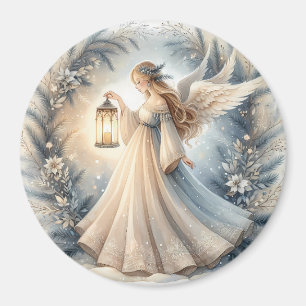Imã Anjo Lanterna Celestial de Inverno da Paz