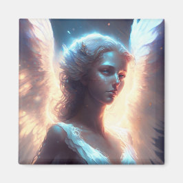 Imã Anjo Místico de Olhos Azuis