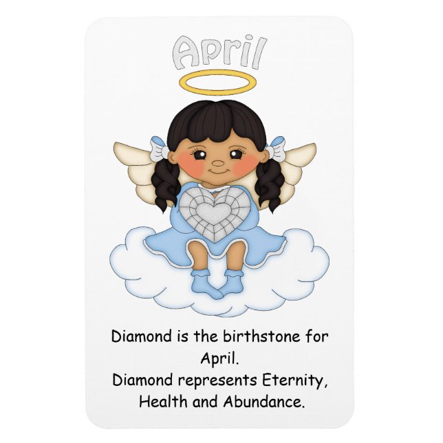 Ímã Anjo Negra Anjo de April Magnet (Vertical)