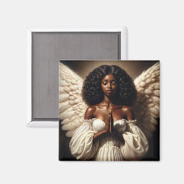 Imã Anjo Negra Rezando Magneta