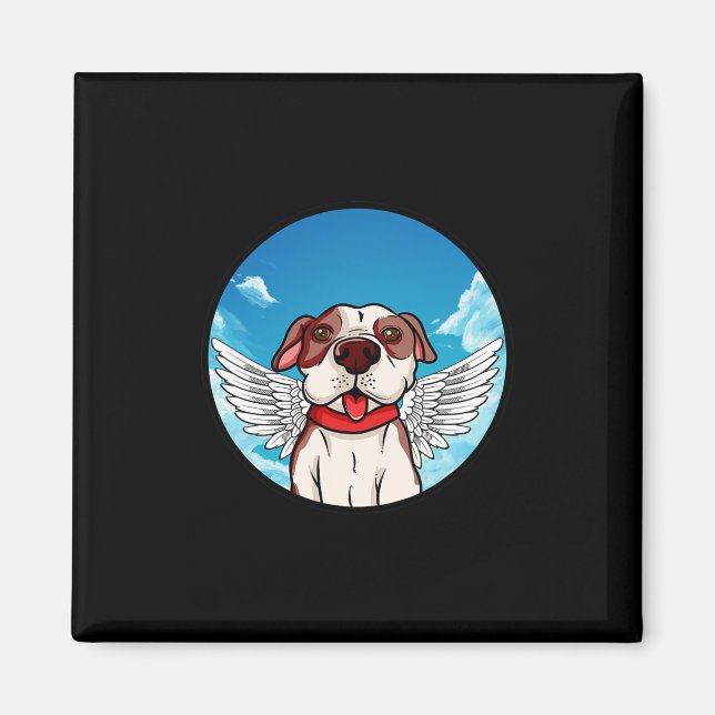 Imã Anjo Pitbull Stafford Bully Bulldog  (Frente)