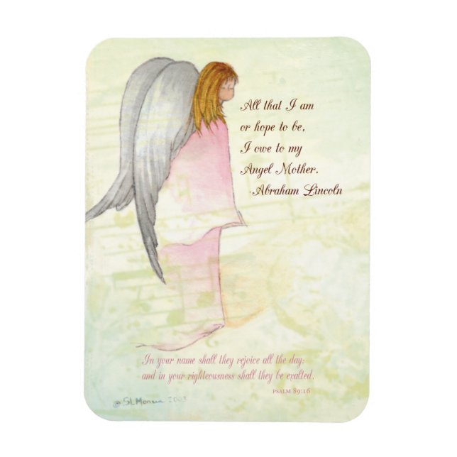 Ímã Anjo Religioso do dia de as mães, Presente Vertica (Vertical)