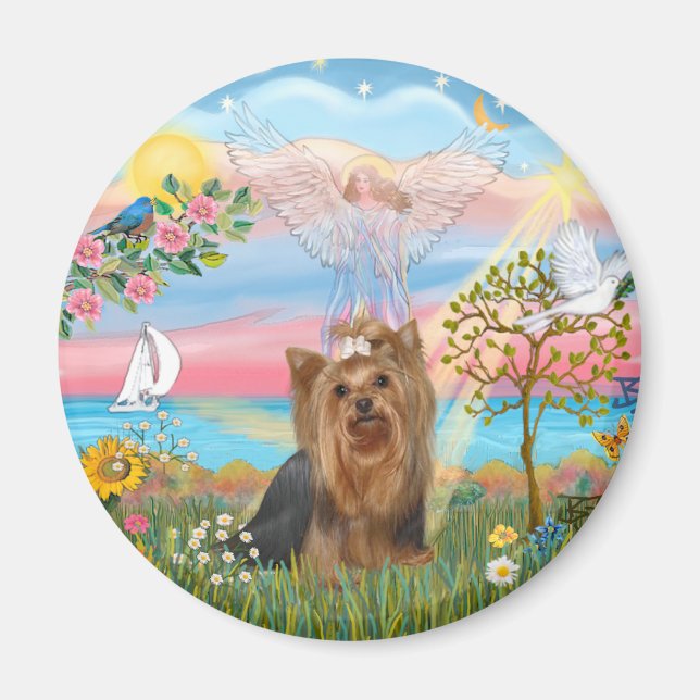 Imã Anjo Star-Yorkshire Terrier (#7) (Frente)