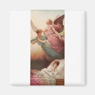 Imã Anjos Guardiões com criança