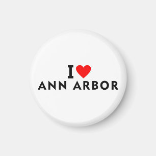 Imã Ann Arbor Estados Unidos cidade do amor coração co