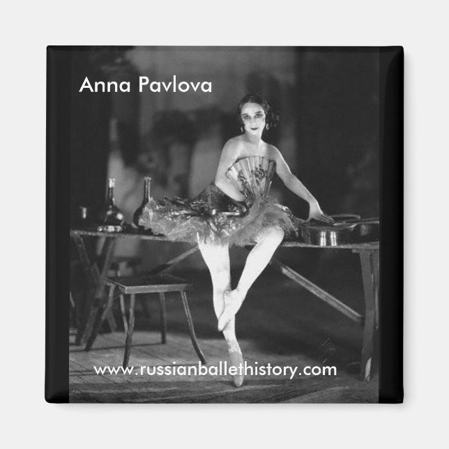 Imã Anna Pavlova Magnet (Frente)