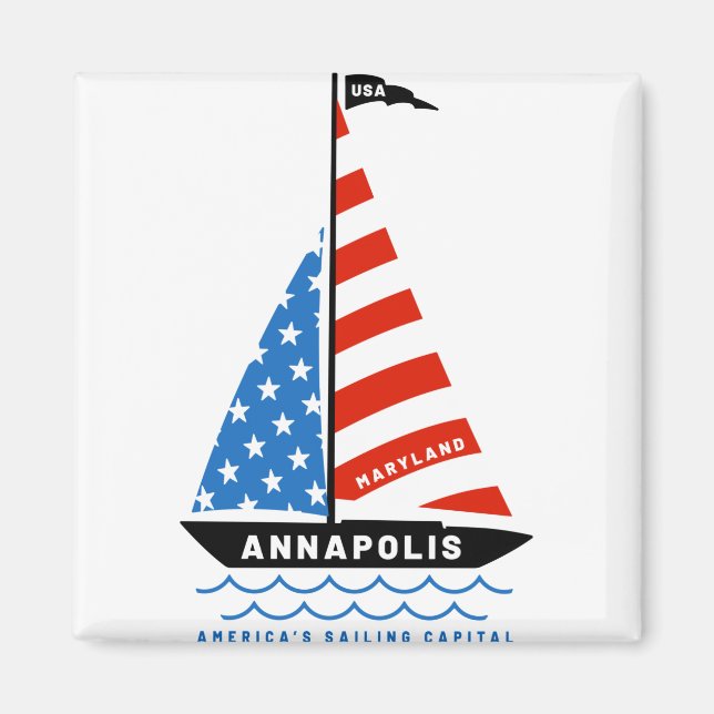 Imã Annapolis Americas - Capital à vela (Frente)