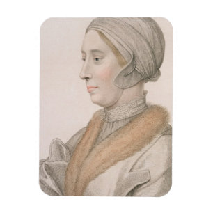 Ímã Anne Boleyn (1507-36) gravada por Francesco Bartol