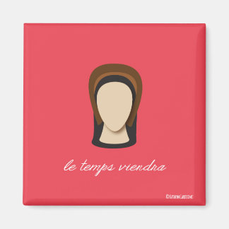 Imã Anne Boleyn "A Hora Chegará" Magnet