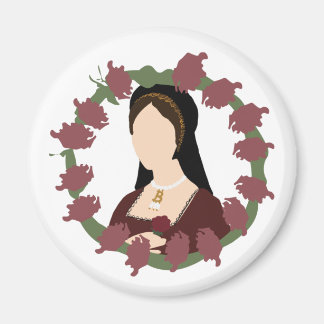 Imã Anne Boleyn Round Magnet