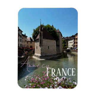 Ímã Annecy, Palais de la Île, Thiou River, Alpes franc