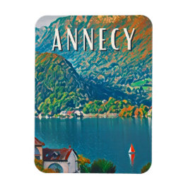 Ímã Annecy Photo Vintage